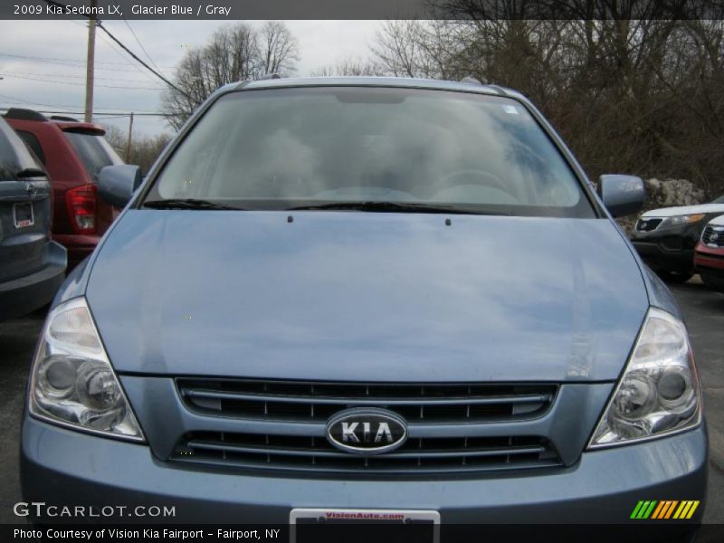 Glacier Blue / Gray 2009 Kia Sedona LX