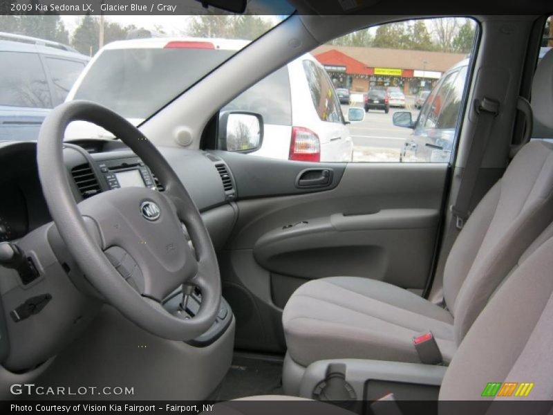 Glacier Blue / Gray 2009 Kia Sedona LX