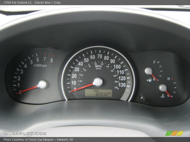 Glacier Blue / Gray 2009 Kia Sedona LX