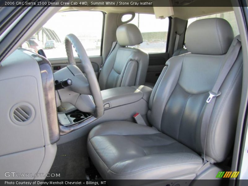  2006 Sierra 1500 Denali Crew Cab 4WD Stone Gray leather Interior