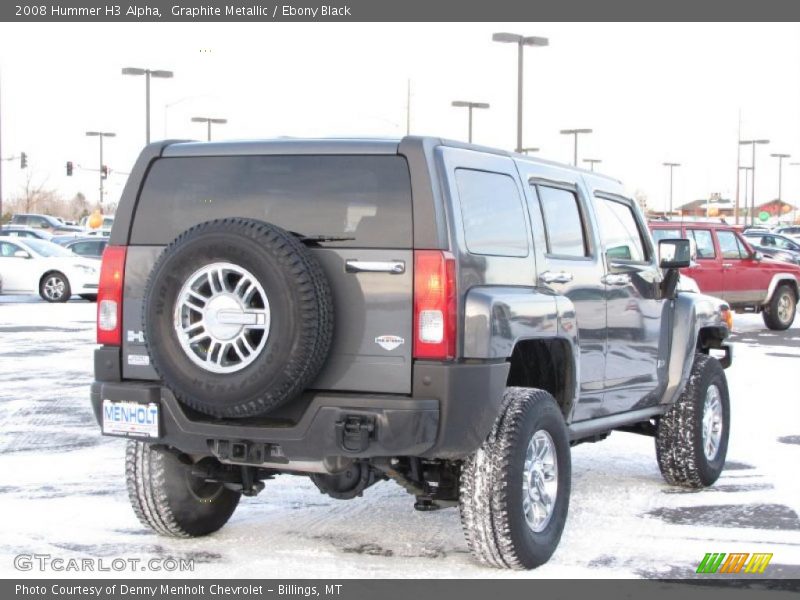 Graphite Metallic / Ebony Black 2008 Hummer H3 Alpha