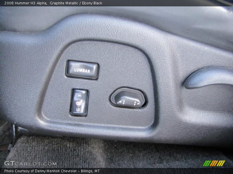 Graphite Metallic / Ebony Black 2008 Hummer H3 Alpha
