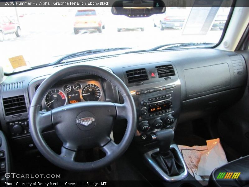 Graphite Metallic / Ebony Black 2008 Hummer H3 Alpha