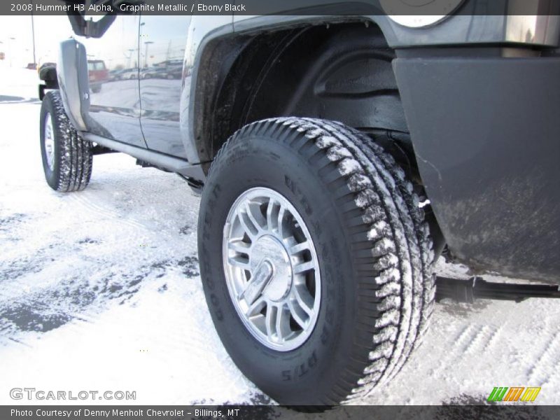 Graphite Metallic / Ebony Black 2008 Hummer H3 Alpha