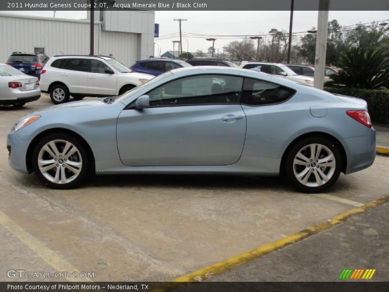  2011 Genesis Coupe 2.0T Acqua Minerale Blue