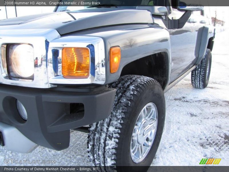 Graphite Metallic / Ebony Black 2008 Hummer H3 Alpha