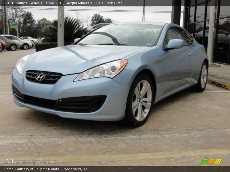 Front 3/4 View of 2011 Genesis Coupe 2.0T