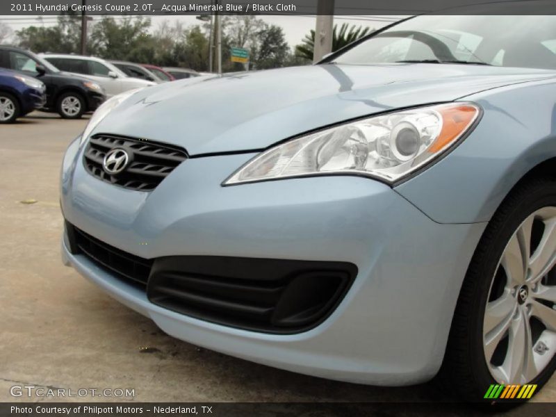 Acqua Minerale Blue / Black Cloth 2011 Hyundai Genesis Coupe 2.0T