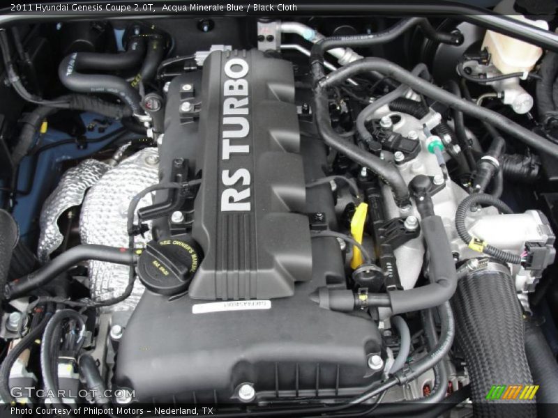  2011 Genesis Coupe 2.0T Engine - 2.0 Liter Turbocharged DOHC 16-Valve CVVT 4 Cylinder