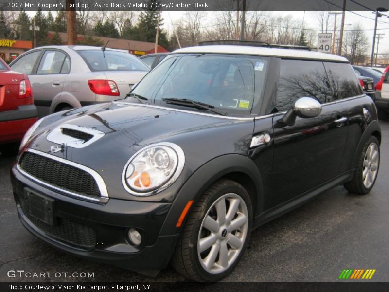 Astro Black Metallic / Grey/Carbon Black 2007 Mini Cooper S Hardtop