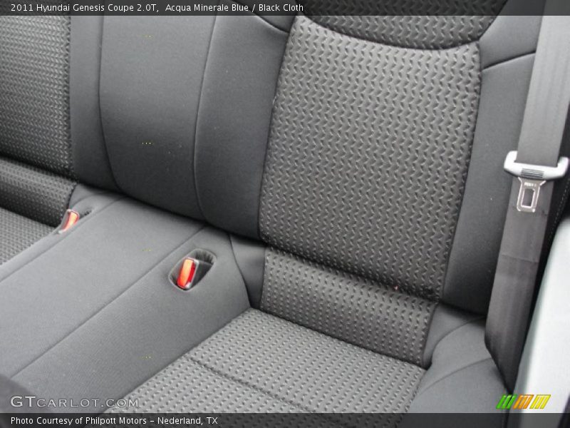 Acqua Minerale Blue / Black Cloth 2011 Hyundai Genesis Coupe 2.0T