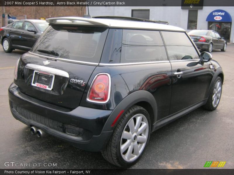 Astro Black Metallic / Grey/Carbon Black 2007 Mini Cooper S Hardtop