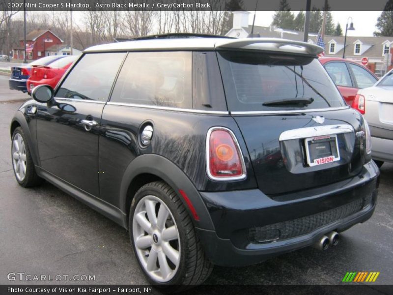 Astro Black Metallic / Grey/Carbon Black 2007 Mini Cooper S Hardtop