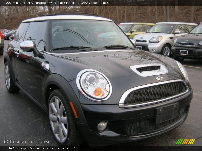 Astro Black Metallic / Grey/Carbon Black 2007 Mini Cooper S Hardtop