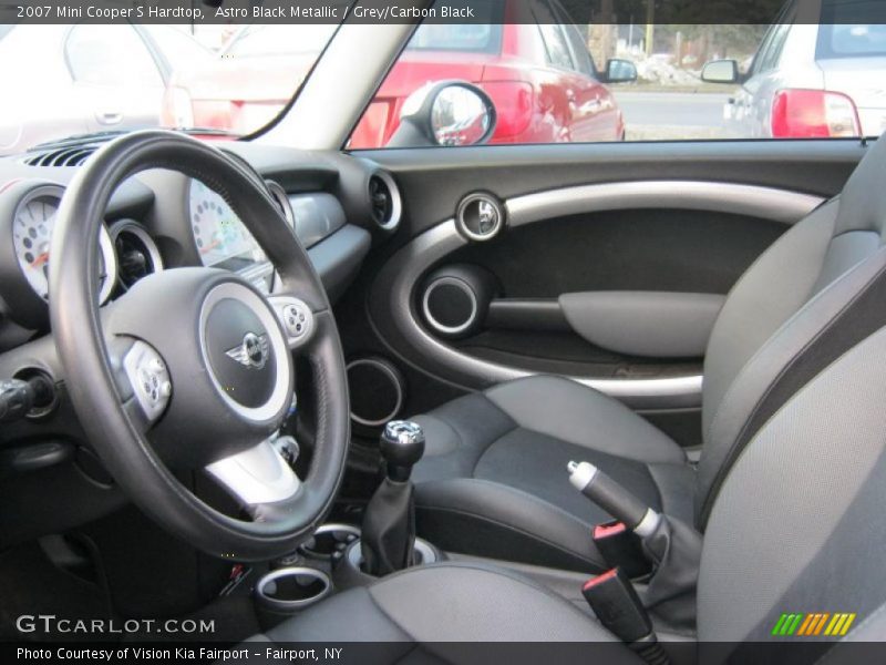 Astro Black Metallic / Grey/Carbon Black 2007 Mini Cooper S Hardtop