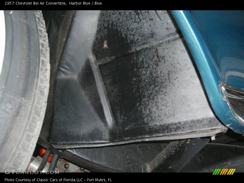 Harbor Blue / Blue 1957 Chevrolet Bel Air Convertible