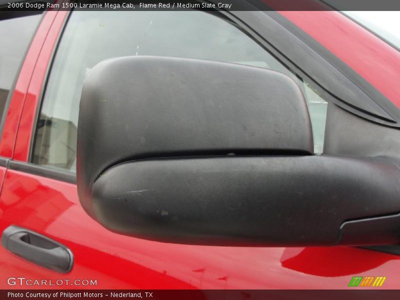 Flame Red / Medium Slate Gray 2006 Dodge Ram 1500 Laramie Mega Cab