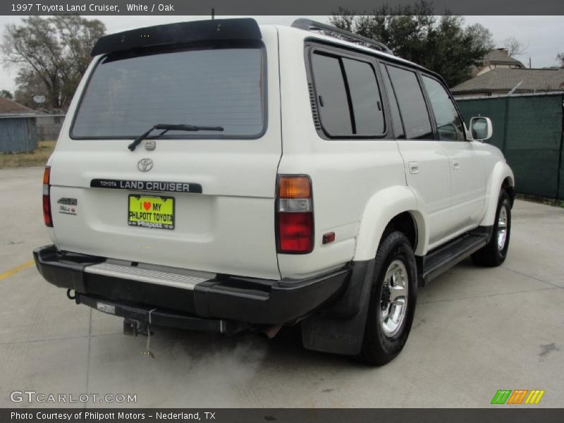 White / Oak 1997 Toyota Land Cruiser