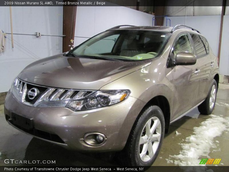 Tinted Bronze Metallic / Beige 2009 Nissan Murano SL AWD
