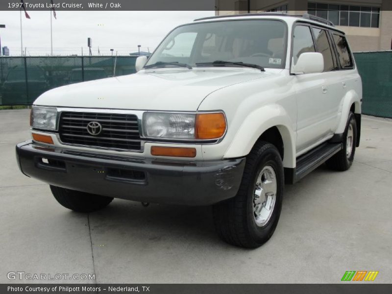 White / Oak 1997 Toyota Land Cruiser