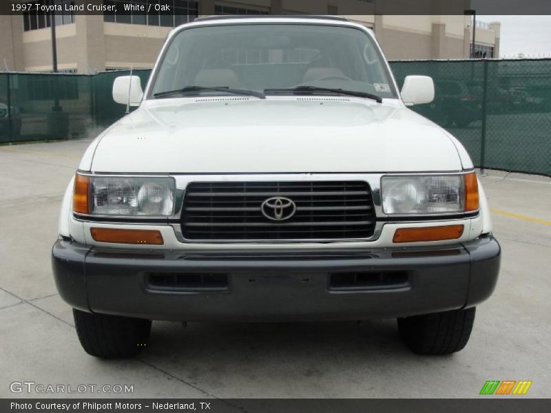 White / Oak 1997 Toyota Land Cruiser