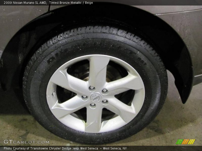 Tinted Bronze Metallic / Beige 2009 Nissan Murano SL AWD