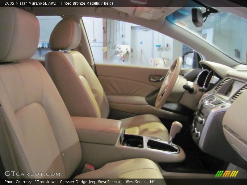 Tinted Bronze Metallic / Beige 2009 Nissan Murano SL AWD