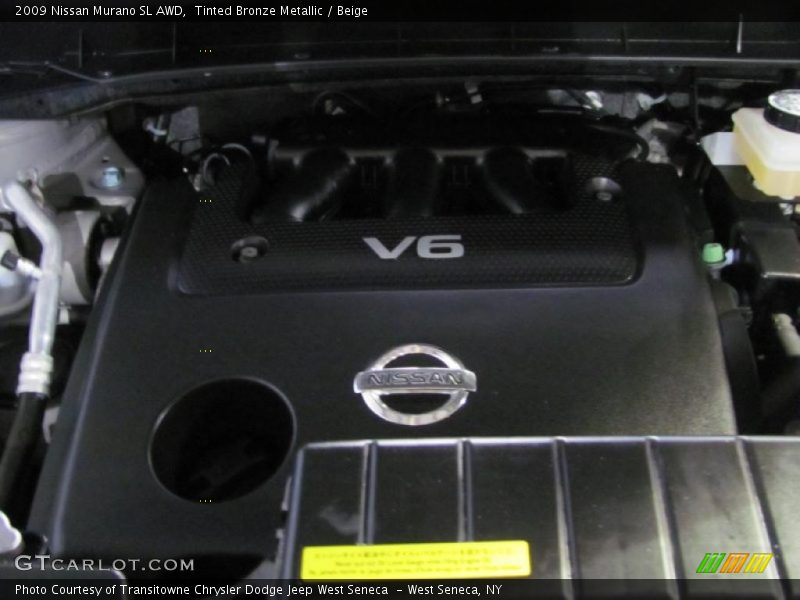 Tinted Bronze Metallic / Beige 2009 Nissan Murano SL AWD