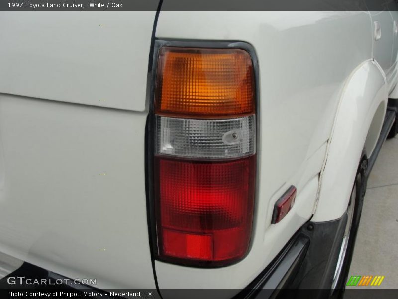White / Oak 1997 Toyota Land Cruiser