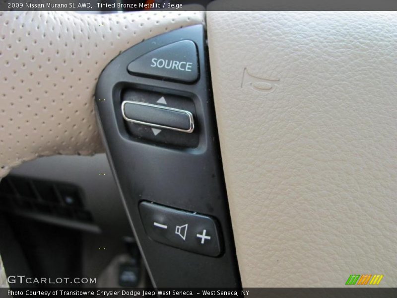 Tinted Bronze Metallic / Beige 2009 Nissan Murano SL AWD