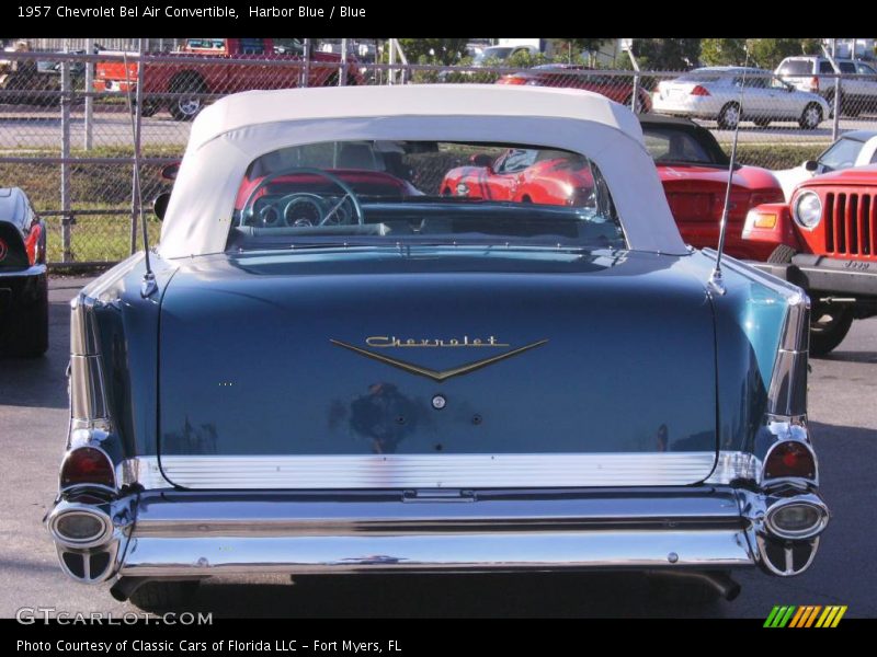 Harbor Blue / Blue 1957 Chevrolet Bel Air Convertible