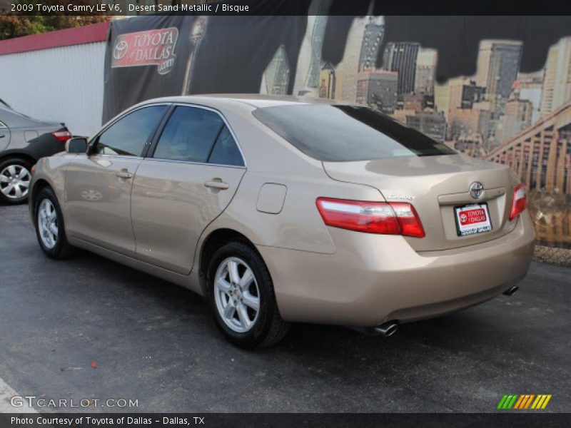 Desert Sand Metallic / Bisque 2009 Toyota Camry LE V6