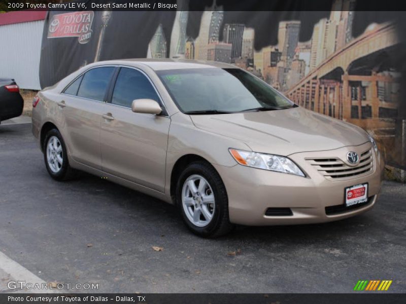 Desert Sand Metallic / Bisque 2009 Toyota Camry LE V6