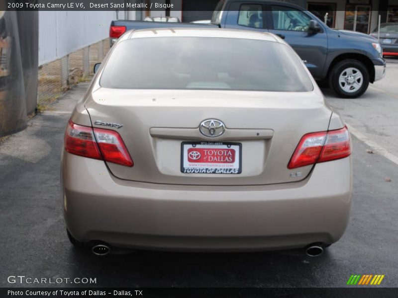 Desert Sand Metallic / Bisque 2009 Toyota Camry LE V6