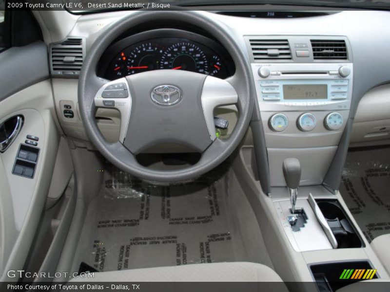 Desert Sand Metallic / Bisque 2009 Toyota Camry LE V6