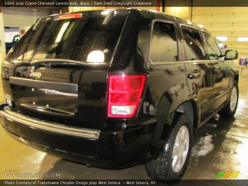 Black / Dark Slate Gray/Light Graystone 2008 Jeep Grand Cherokee Laredo 4x4