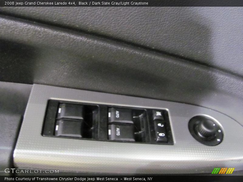 Black / Dark Slate Gray/Light Graystone 2008 Jeep Grand Cherokee Laredo 4x4