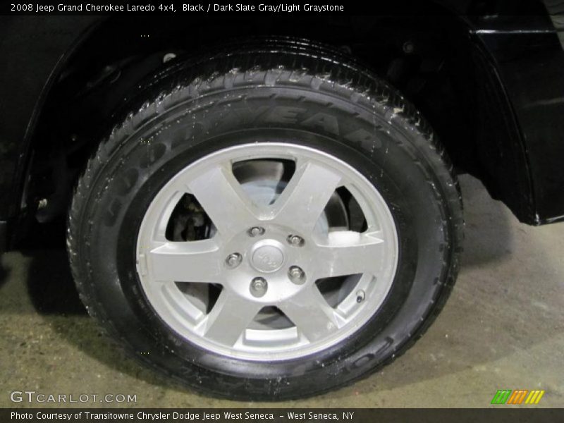 Black / Dark Slate Gray/Light Graystone 2008 Jeep Grand Cherokee Laredo 4x4