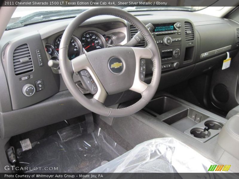 Dashboard of 2011 Silverado 1500 LT Texas Edition Crew Cab 4x4