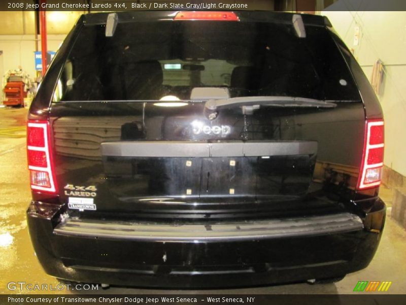 Black / Dark Slate Gray/Light Graystone 2008 Jeep Grand Cherokee Laredo 4x4