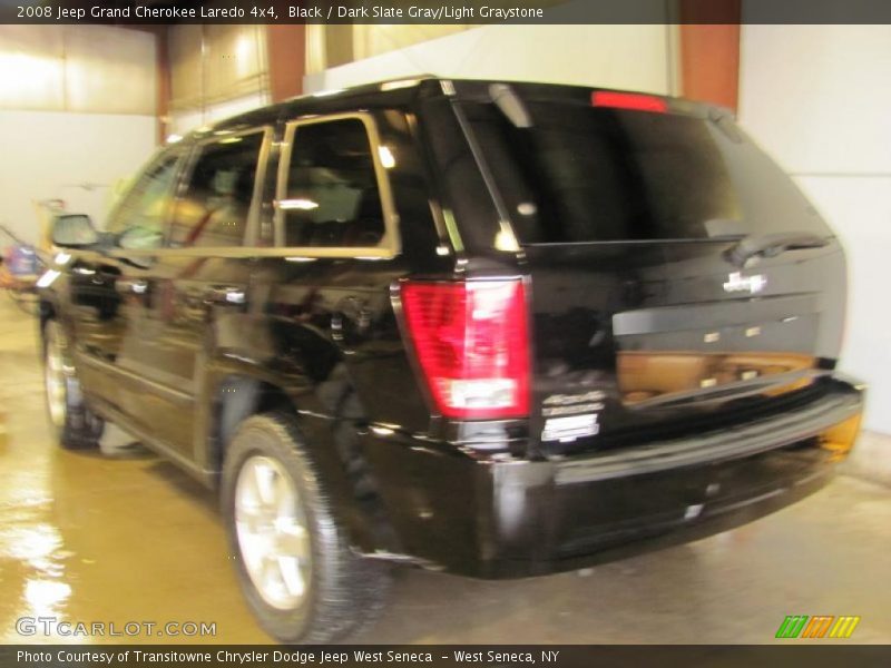 Black / Dark Slate Gray/Light Graystone 2008 Jeep Grand Cherokee Laredo 4x4