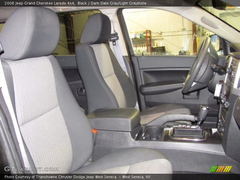 Black / Dark Slate Gray/Light Graystone 2008 Jeep Grand Cherokee Laredo 4x4