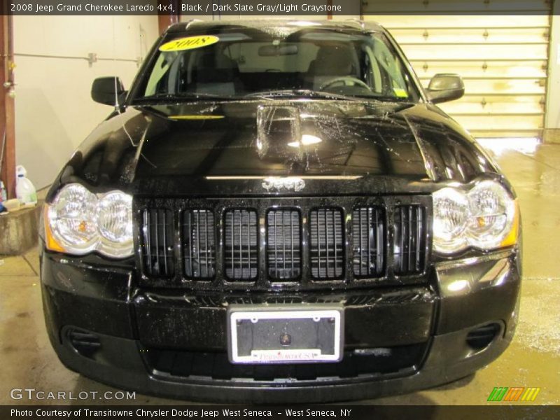 Black / Dark Slate Gray/Light Graystone 2008 Jeep Grand Cherokee Laredo 4x4