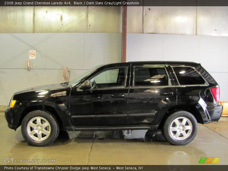 Black / Dark Slate Gray/Light Graystone 2008 Jeep Grand Cherokee Laredo 4x4