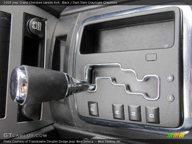 Black / Dark Slate Gray/Light Graystone 2008 Jeep Grand Cherokee Laredo 4x4