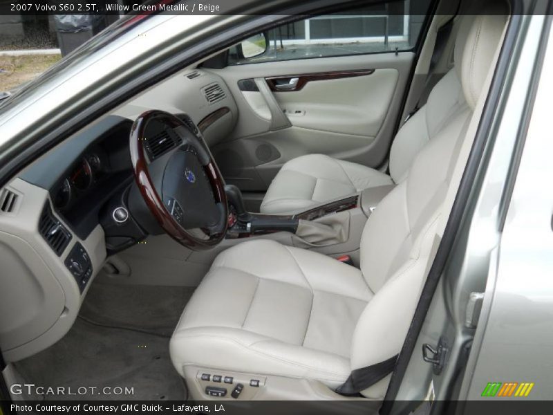 Willow Green Metallic / Beige 2007 Volvo S60 2.5T