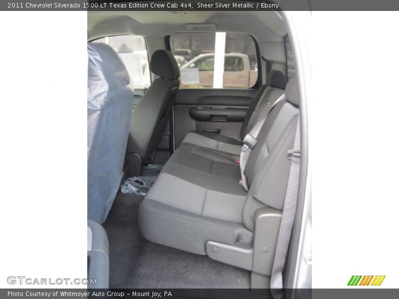 Sheer Silver Metallic / Ebony 2011 Chevrolet Silverado 1500 LT Texas Edition Crew Cab 4x4