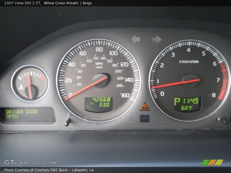 Willow Green Metallic / Beige 2007 Volvo S60 2.5T