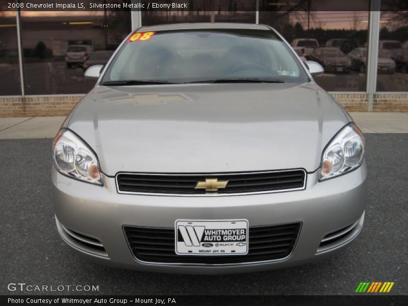 Silverstone Metallic / Ebony Black 2008 Chevrolet Impala LS