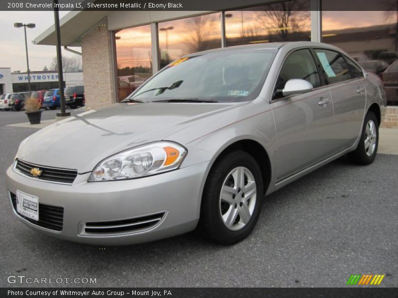 Silverstone Metallic / Ebony Black 2008 Chevrolet Impala LS